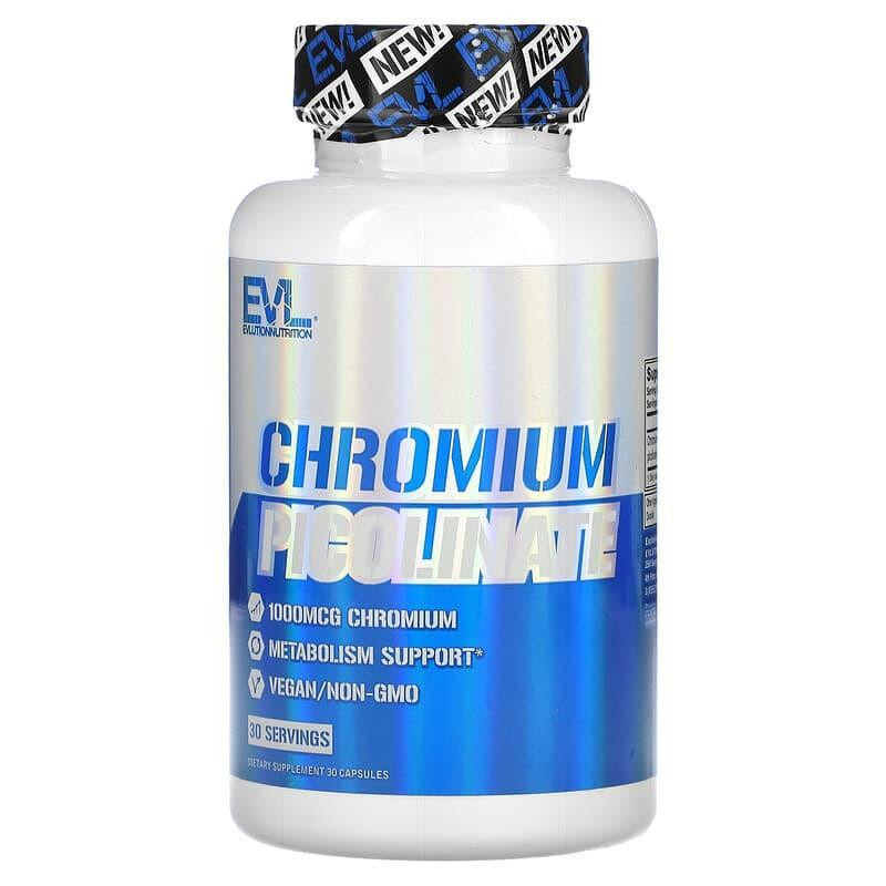 Evlution Nutrition Chromium Picolinate 1,000 mcg 30 Capsules - зображення 1