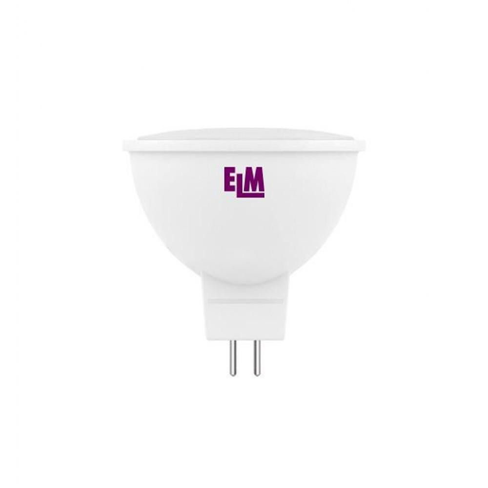 ELM LED MR-16 PA11 3W GU5,3 4000K алюмопласт.корп. (18-0025) - зображення 1