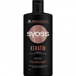   Syoss Шампунь  Keratin з Блакитним Лотосом для ламкого волосся 440 мл (9000101277050)