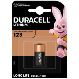   Duracell 16340 (CR123) bat(3B) Lithium 2шт (5002978)