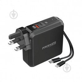   Promate PowerPack-PD20+ 15000 mAh 22.5W Black (powerpack-pd20+.black)