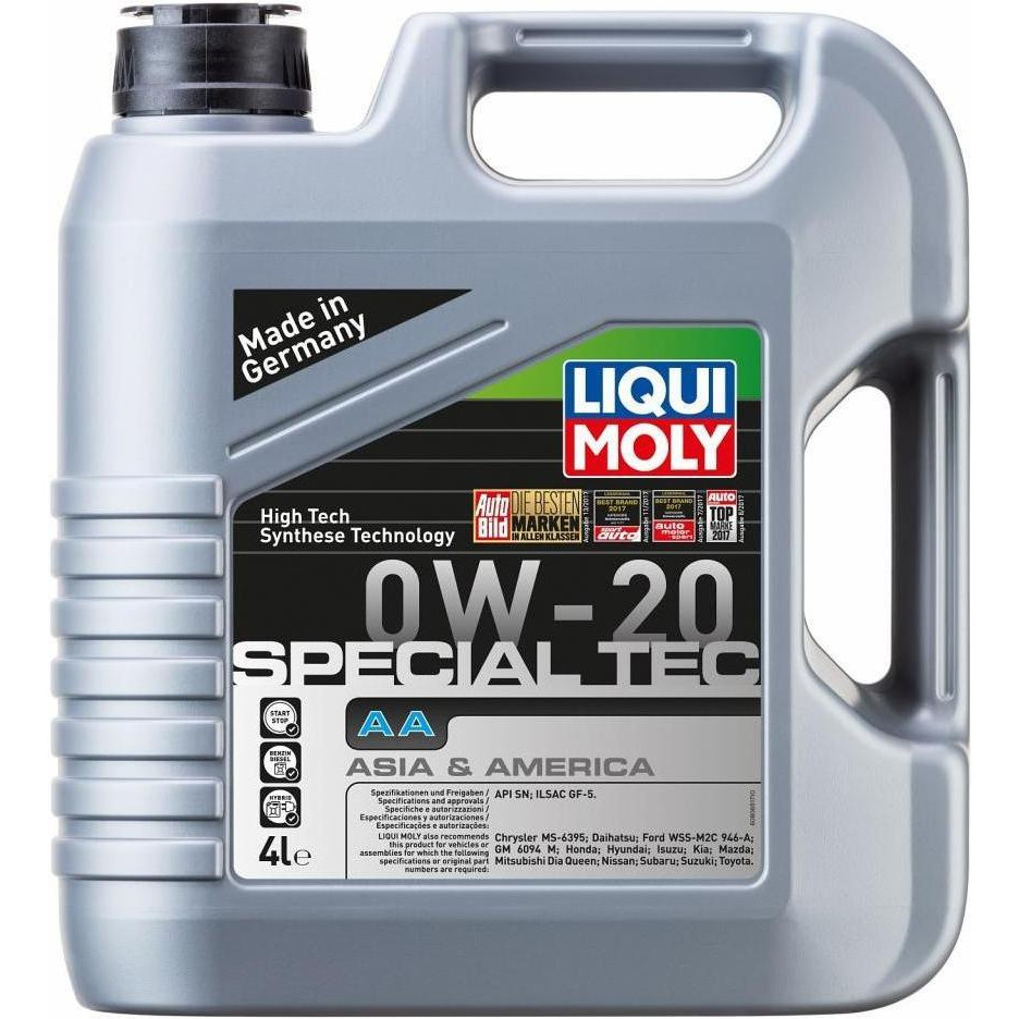 Liqui Moly SPECIAL TEC AA 0W-20 4л - зображення 1