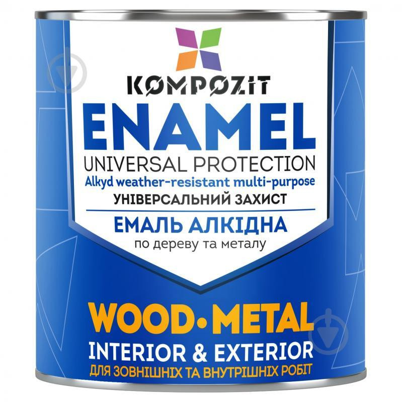 Kompozit алкидная Коричневая 0,25 кг - зображення 1