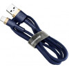 Baseus cafule Cable USB For iP 1.5A 2m Gold+Blue (CALKLF-CV3) - зображення 2