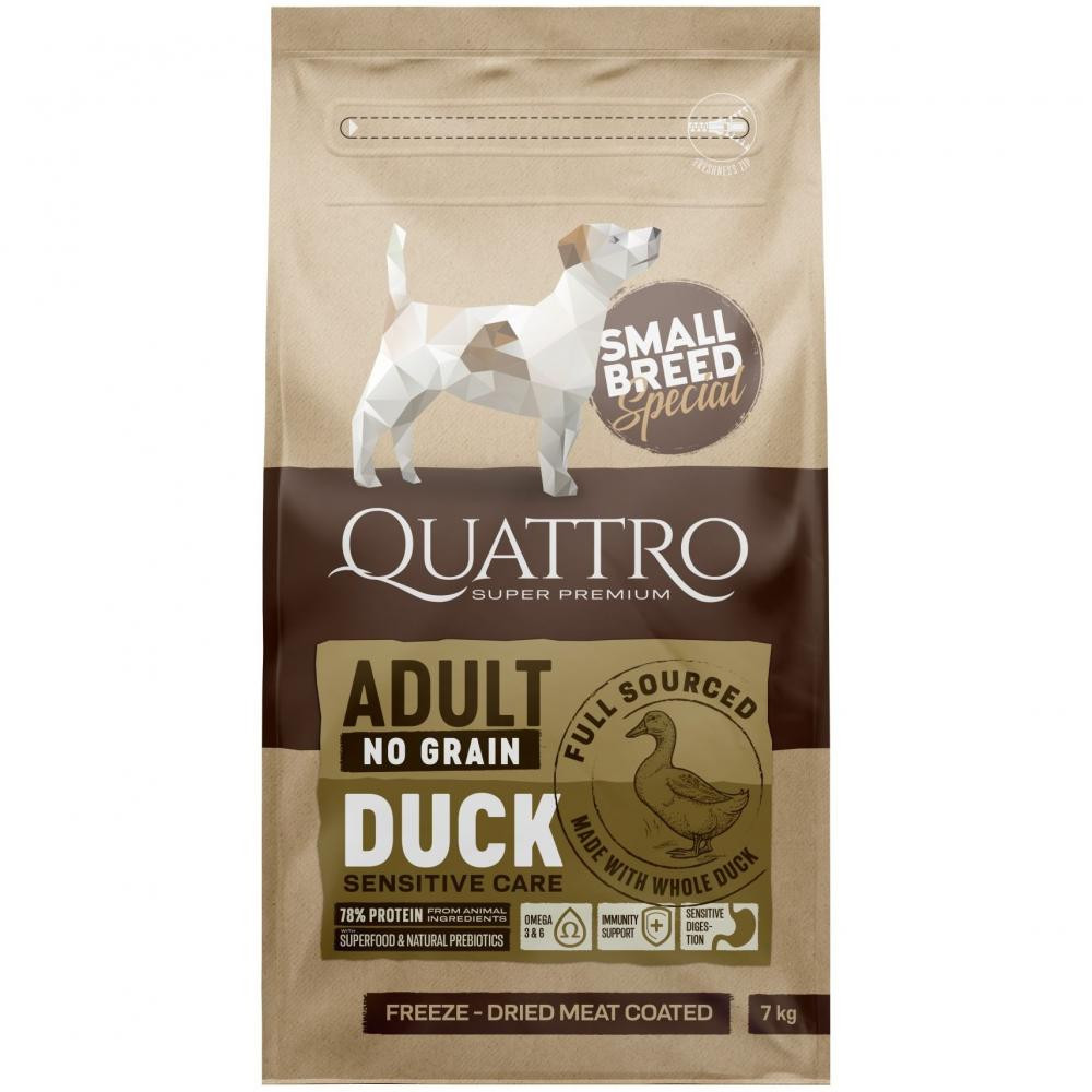 Quattro Adult Duck Small Breed 7 кг (4770107253826) - зображення 1