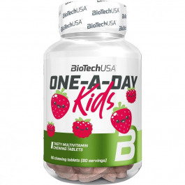   BiotechUSA One-A-Day Kids 90 Chewing Tablets Multifruit