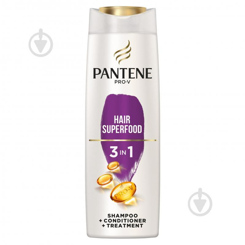 Pantene Pro-v Шампунь  Pro-V 3 в 1 Об'ємне та міцне 360 мл (8001090861870) - зображення 1