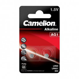   Camelion Батарейка AG1 / LR60 Alkaline * 2  (AG1-BP2)