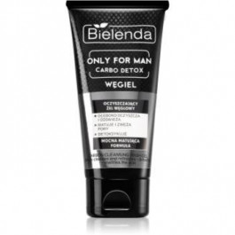   Bielenda Only for Men Carbo Detox матуючий очищуючий гель для чоловіків 150 гр