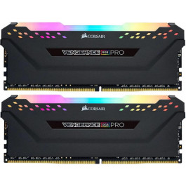   Corsair 32 GB (2x16GB) DDR4 3600 MHz Vengeance RGB Pro (CMW32GX4M2D3600C18)