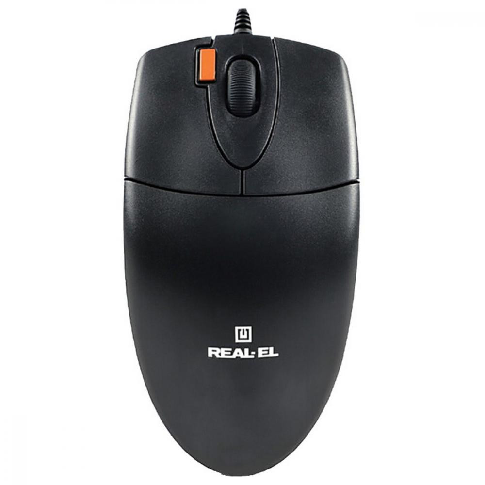 REAL-EL RM-220 Black USB (EL123200026) - зображення 1