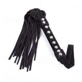   DS Fetish Leather flogger black suede leather (292400121)