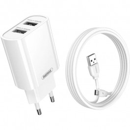   REMAX RP-U35 + microUSB White (RP-U35-M)