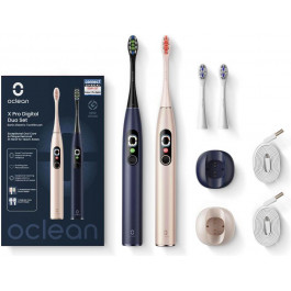   Oclean X Pro Digital Duo Set Dark Blue + Golden (6970810554274)