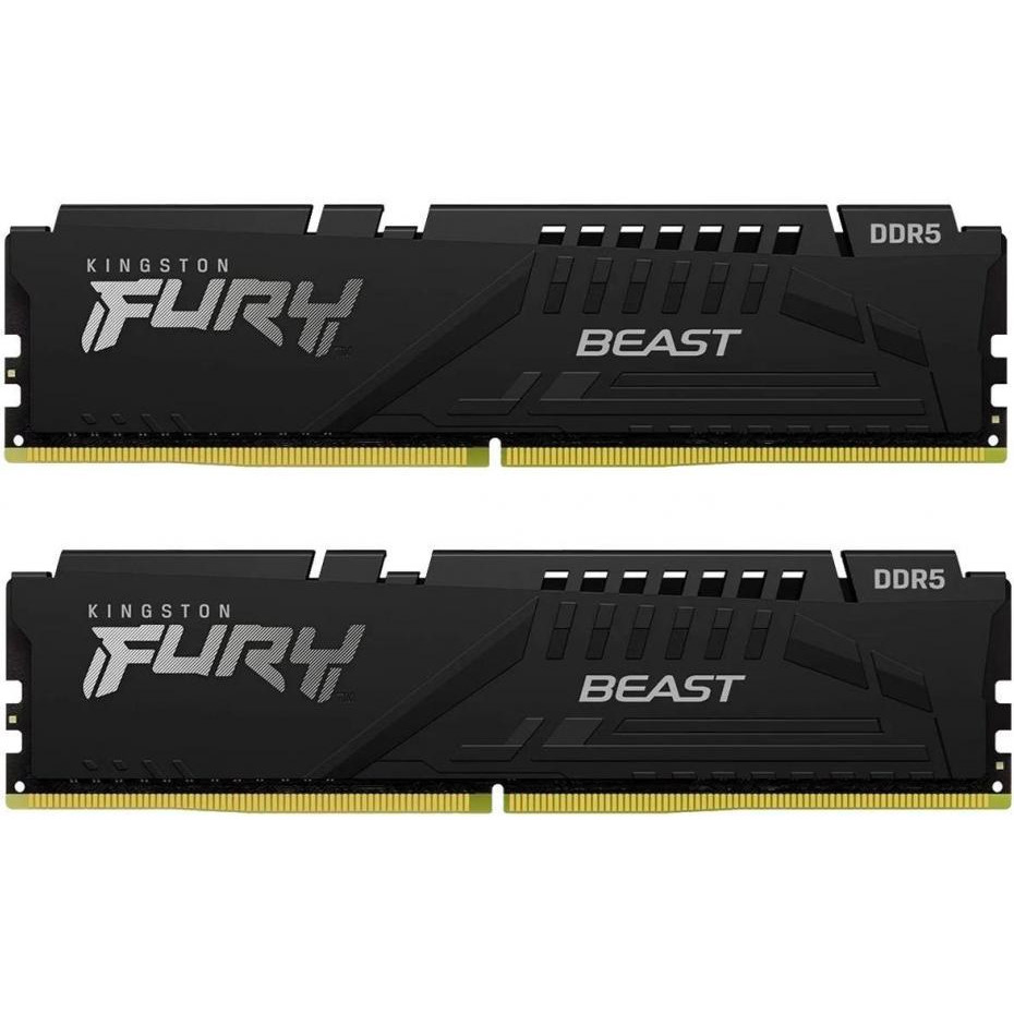 Kingston FURY 16 GB (2x8GB) DDR5 5200 MHz Beast (KF552C36BBEK2-16) - зображення 1