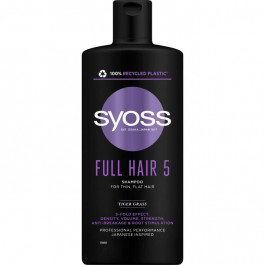   Syoss Шампунь  Full Hair 5 для тонкого волосся без об'єму, 440 мл (9000101276992)