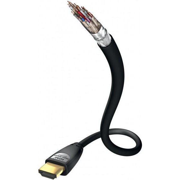 Inakustik Star High Speed HDMI Cable with Ethernet 0.75m - зображення 1