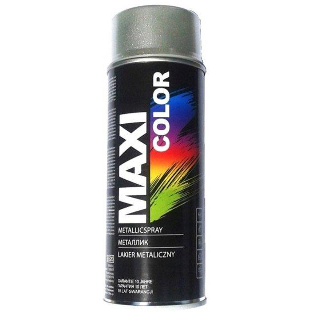 MAXI color Емаль MAXI COLOR металік 400 мл Срібляста (MX0021) - зображення 1