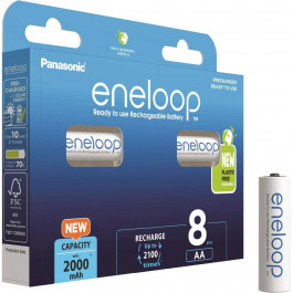   Panasonic Eneloop NI-MH AA 2000mAh 8 шт. BK-3MCDE/8HH