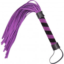   DS Fetish Leather flogger M purple (292301043)