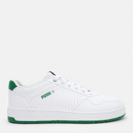   PUMA Чоловічі кеди низькі  Court Classic Better 39508801 44.5 (10UK) 29 см White-Archive Green (409968626