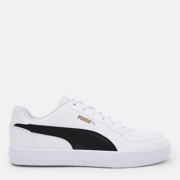 PUMA Жіночі кеди низькі  Caven 2.0 39229003 39 (6UK) 25 см  White- Black-Gold (4099683251454) - зображення 1