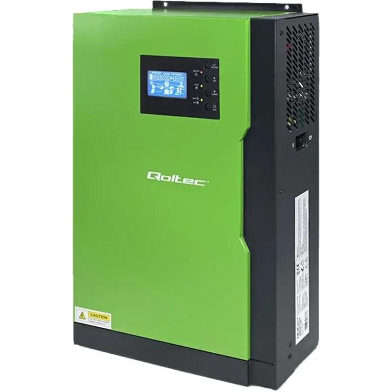 Qoltec Hybrid 6KVA 3,5kW 100A 24V MPPT Sinus (53886) - зображення 1