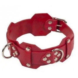   Slash Нашийник VIP Leather Collar, Red (SL280170)