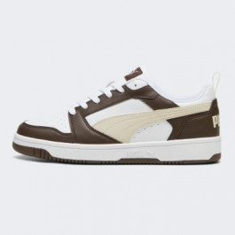   PUMA Чоловічі кеди низькі Puma Rebound v6 Low 39232831 42 (8UK) 27 см Espresso Brown-Alpine Snow-Puma Whi