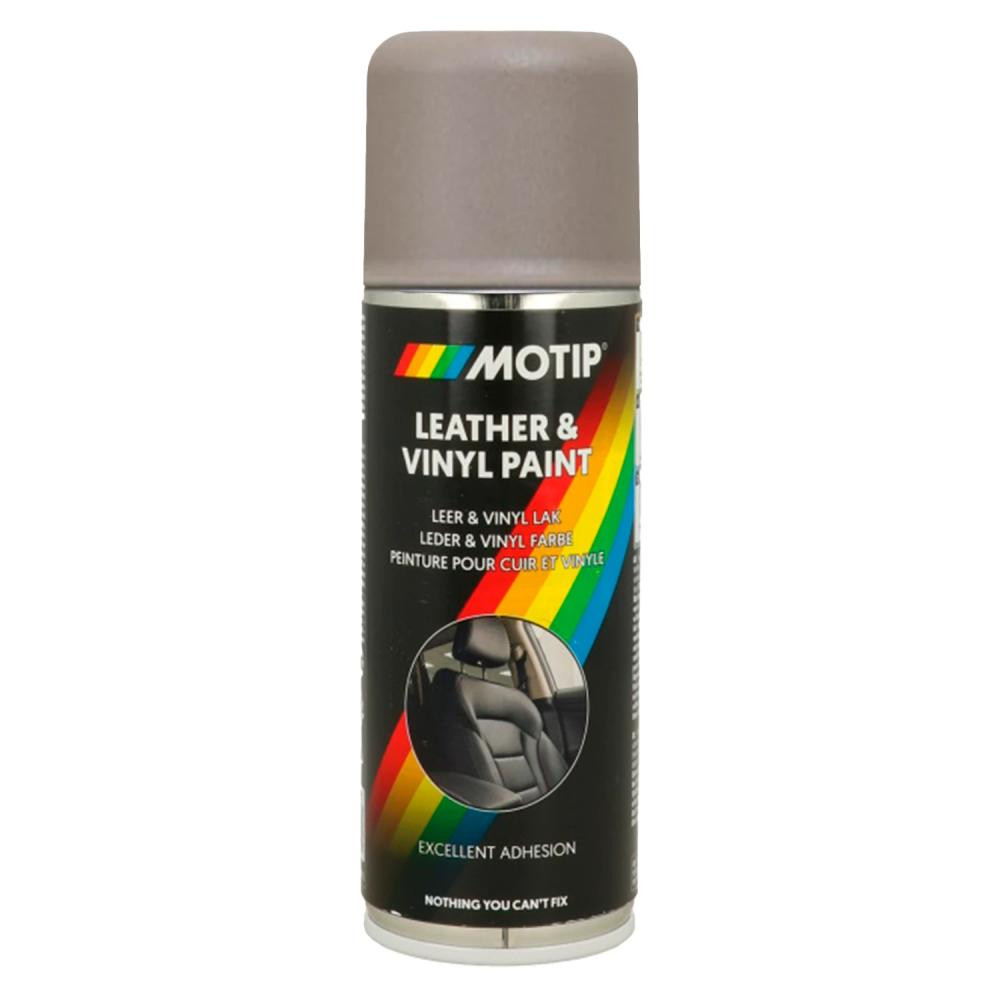 MOTIP MOTIP Leather Paint Эмаль аэрозольная для подкраски кожи Бежево-серая - зображення 1