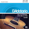 D'Addario EJ40 Silk & Steel Folk Regular Light (11-47) - зображення 1