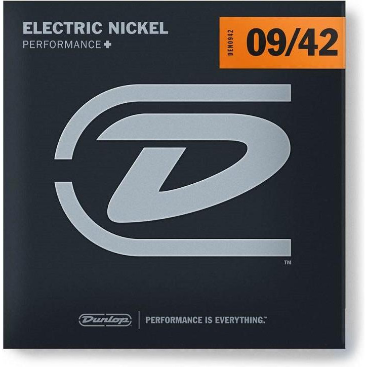 Dunlop DEN0942 Nickel Wound Electric Guitar Strings (09-42) - зображення 1