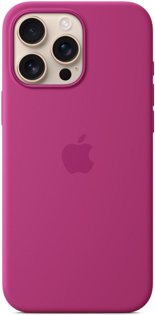 Apple iPhone 16 Pro Max Silicone Case with MagSafe - Fuchsia (MYYX3) - зображення 1