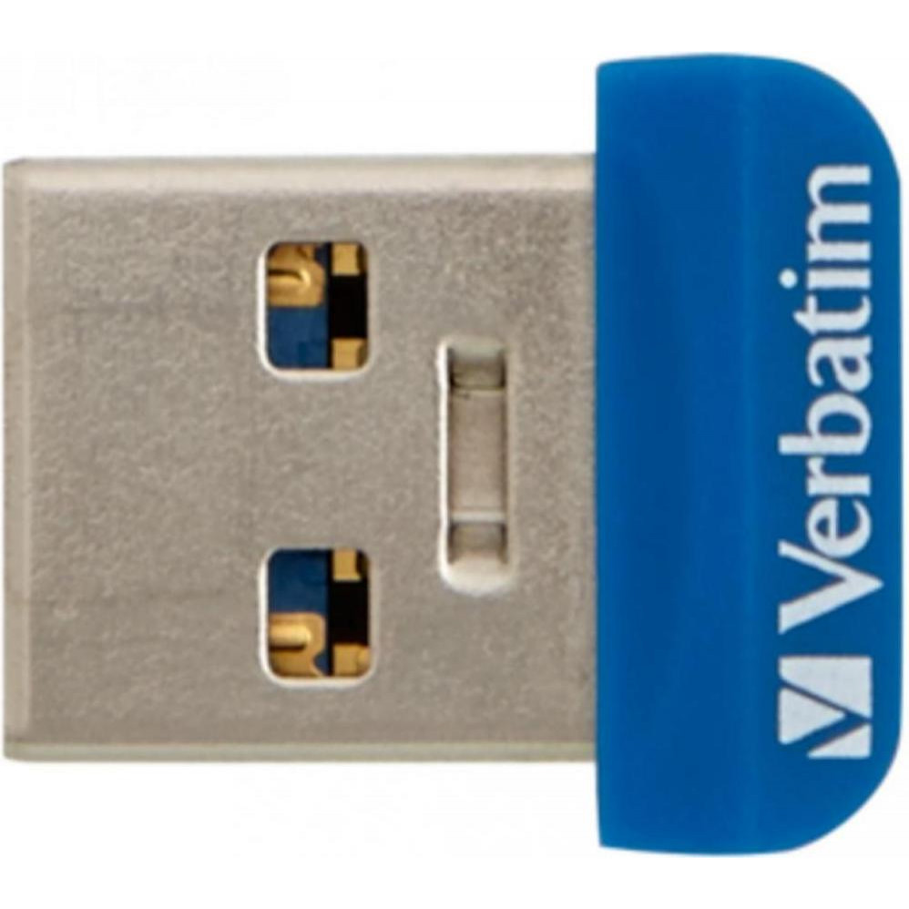 Verbatim 16 GB Store 'n' Stay Nano USB 3.0 Blue (98709) - зображення 1