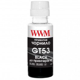   WWM Чернила HP GT53 100г Black Pigment, для Ink Tank 115/315/ 319 (H53BP)