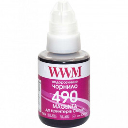   WWM Чернила GI-490 для Canon G1400/G2400/ G3400 140г Magenta (C490M)