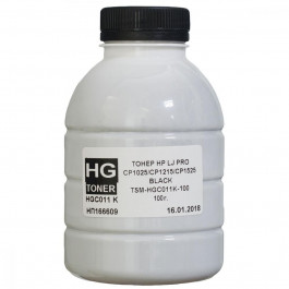   HG toner Тонер HP CLJ CP1025 M175/275 Canon LBP-7010K/7018K Black 100г (TSM-HGC011K-100)