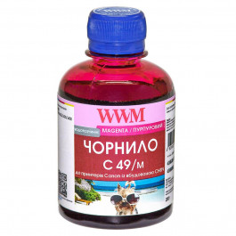   WWM Чернила Canon GI-490M Magenta 200 г (C49/M)