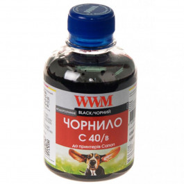   WWM Чернила Canon MP220/ MP520/ iP4200/ iP1200/ iP2600/ MX310 100г Black (C40/B-2)