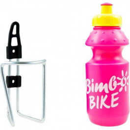   Bimbo Bike Комплект BIMBO BIKE фляга 350 мл + флягоутримувач алюмінієвий (04-1515-IS)