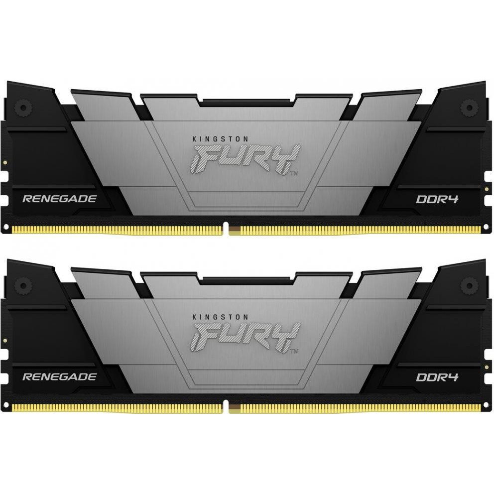 Kingston FURY 32 GB (2x16GB) DDR4 3200 MHz Renegade Black (KF432C16RB12K2/32) - зображення 1