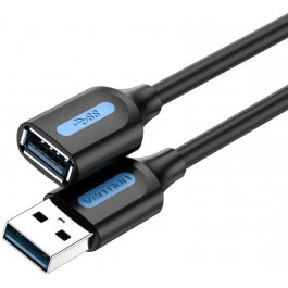   Vention USB 3.0 AM/AF 0.5м Black (CBHBD)