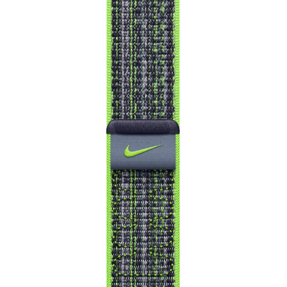 Apple Apple Bright Green/Blue Nike Sport Loop для Apple Watch 42/44/45/49mm (MTL43) - зображення 1