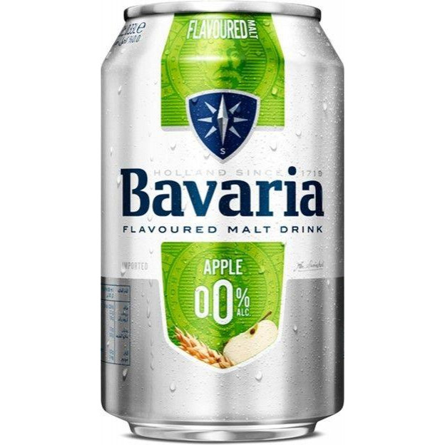 Bavaria Пиво безалкогольне  Яблуко світле, з/б, 0.33 л (8714800014434) - зображення 1