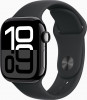 Apple Watch Series 10 GPS  42mm Jet Black Alu. Case w. Black Sport Band - M/L (MWWF3) - зображення 1