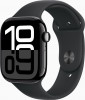 Apple Watch Series 10 GPS 46mm Jet Black Alu. Case w. Black Sport Band - M/L (MWWQ3) - зображення 1