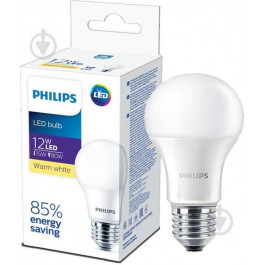   Philips LED EcoHome 12W A60 матовая E27 220V 3000K (8718699639730)