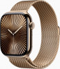 Apple Watch Series 10 GPS + Cellular 46mm Gold Titanium Case w. Gold Milanese Loop - M/L (MX003) - зображення 1