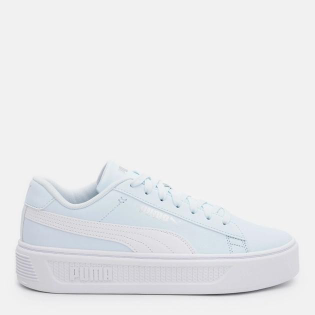 PUMA Жіночі кеди низькі  Smash Platform V3 39075810 37 (4UK) 23 см Dewdrop- White- Silver (4099686082512) - зображення 1