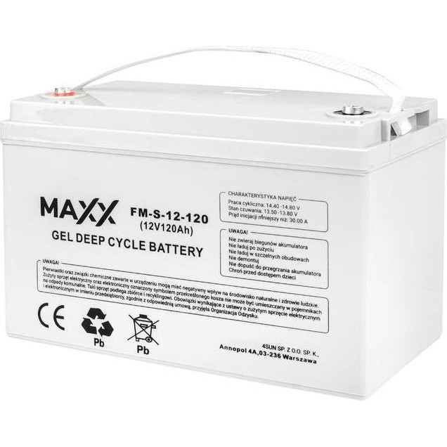 MAXX Battery GEL 12V 120Ah (FM-S-12-120) - зображення 1